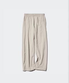 UNIQLO ナイロン イージーパンツ ベージュ Lのサムネイル