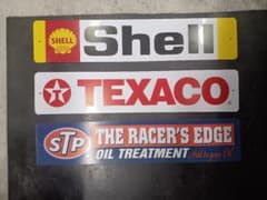 Norton STP SHELL PENNZOIL TEXACO ブリキ看板5枚のサムネイル