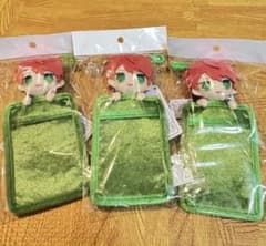 カラフルピーチ ぬいぐるみ パスケース　じゃぱぱ　定期入れ カラピチ3個セット