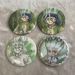 Dr.STONE 石神千空 メタル缶バッジ セット アラビアン ドクターストーン ハピネス缶バッジ アラビアン くじ 石神千空 まとめ