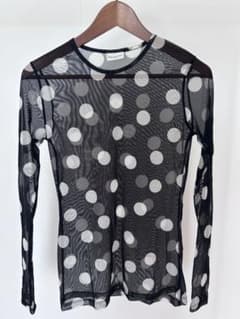 DRIES VAN NOTEN ドット柄メッシュTシャツ Sのサムネイル