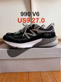 New Balance 990v6 ブラック/グレー　M990BK6 27.0のサムネイル