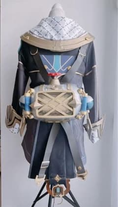原神 コスプレ フレミネ ウィッグ、ブーツ、潜水タンク、ヘルメット