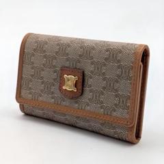 良品 CELINE トリオンフ キーケース マカダム柄　ヴィンテージ e289 良品 CELINE トリオンフ キーケース マカダム柄 ヴィンテージ