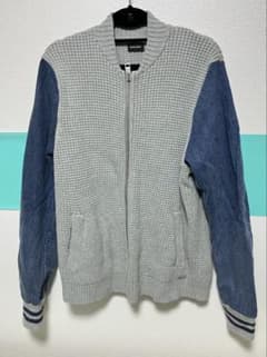 DIESEL ジップアップジャケット 袖切り替えデニム　美品　秋冬のサムネイル