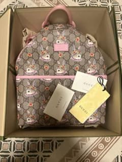 GUCCI GGスプリーム ヒグチユウコ ラビット バックパック リュック