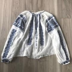 マカフィー トゥモローランド 刺繍ブラウス エンブロイダリー - メルカリ