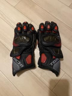 TAICHI バイクグローブ ブラック/レッドのサムネイル
