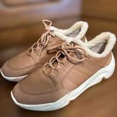 ecco スニーカー ボアライニング ブラウン