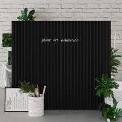 ブラックパーテーション間仕切り折り畳み式高さ1.8ｍ長さ2-3ｍ組立不要ついたて ブラックパーテーション間仕切り折り畳み式高さ1.8m長さ2-3m組立不要