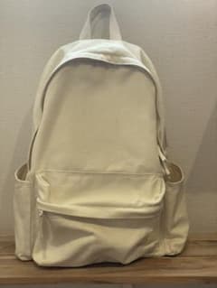 無印良品/ホワイトキャンバスリュックのサムネイル