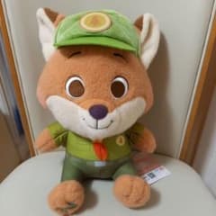 新品ディズニー　ズートピアミルキーボア　チャイルドフッドBIGぬいぐる　ニック