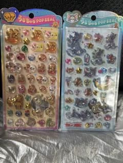 【正規品】うるちゅるポップシール 2枚セット なっとうちゃん　トムとジェリーのサムネイル