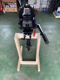 トーハツ ２馬力船外機  動作確認済みです。3.5キャブ＆アルミペラ仕様！のサムネイル