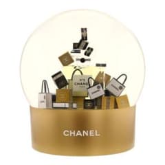 新品未開封】CHANEL N°5 金色 スノードーム 特大サイズ 電動式 ③