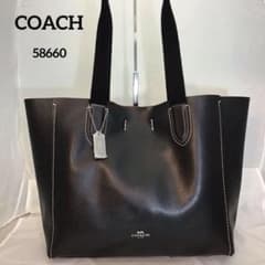 最終値下げ‼️❣️COACH コーチ❣️ ブラック レザー トートバッグ