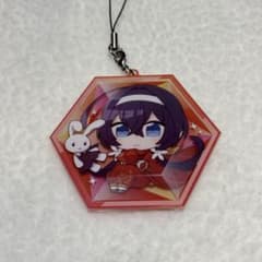 文豪ストレイドッグス 文スト泉鏡花 アクリルキーホルダー 六角形 赤のサムネイル