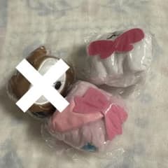 シュガーバニーズ　ふわふわ巾着　しろうさ、ももうさのサムネイル