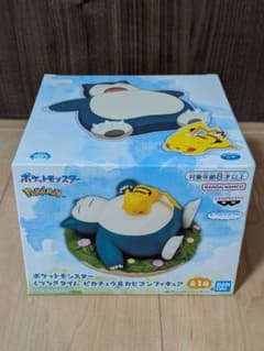 ポケットモンスター くつろぎタイム ピカチュウ＆カビゴン フィギュア
