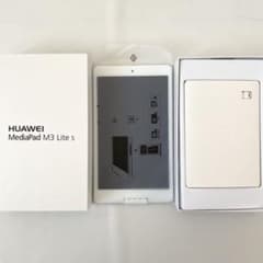 【新品】HUAWEI MediaPad M3 Lite s 701HW ホワイトのサムネイル