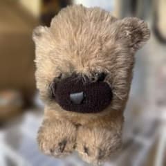 犬 ぬいぐるみ パグ風 ベージュ 45 cm - メルカリ