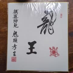 色紙 龍と王の漢字 鬼頭孝生のサムネイル