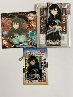 鬼滅の刃　時透無一郎原作缶バッジ　アクリルキーホルダーコレクション　絵札缶バッジのサムネイル