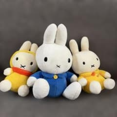 平成レトロ Miffy ミッフィ ぬいぐるみ 3体セット - メルカリ