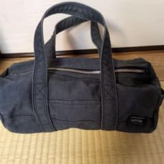 PORTER 吉田カバン ミニドラムバッグ ブラックのサムネイル