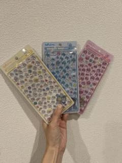 【正規品】しずくちゃん ボンボンドロップシールミニ 3枚セットのサムネイル