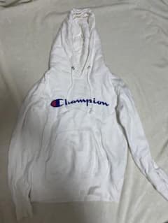 Champion プルオーバー パーカー ホワイト Lのサムネイル
