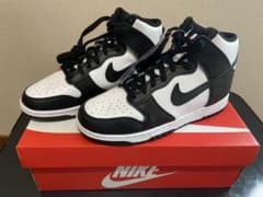 NIKE DUNK HIGH ダンクハイ　パンダ　ウィメンズ25cmのサムネイル