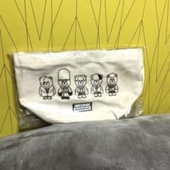 KRUNK x BIGBANG 헝겊이있는 미니 토트