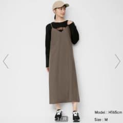norimama様　専用　gu キャミソールワンピース　2枚組　Lサイズのサムネイル