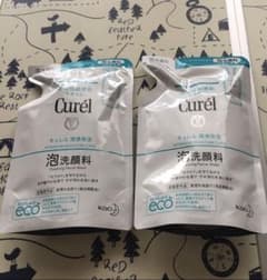 キュレル 泡洗顔料 つめかえ用 130ml×2のサムネイル