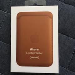 MagSafe対応iPhoneレザーウォレット サドルブラウンのサムネイル