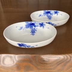 深川製磁 パスタ 深皿 2枚セット　ブルーワイナリーのサムネイル