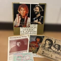 コンサート記念パンフレット ジョージハリスンandエリッククラプトン