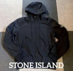 下*ん様 Stone  ブラック ナイロンジャケット M 値下げ⭕️ STONE ISLAND 40426 ブラックナイロンジャケット - メルカリ