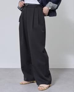 COLONY 2139 2タックワイドパンツ ブラック Mのサムネイル