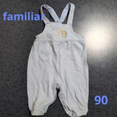 familiar ファミリア サロペット 90cm くま　旧タグ レトロのサムネイル
