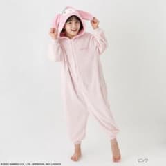 MY MELODY 着ぐるみ パジャマ ピンク マイメロディのサムネイル