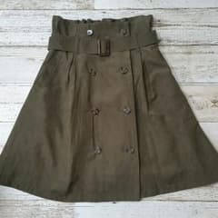 【パンダ様専用】春♡トレンチスカート♡膝丈のサムネイル