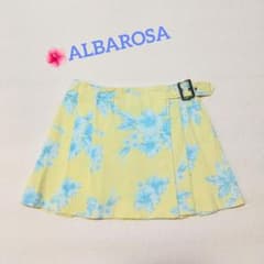ALBAROSAアルバローザ ラップスカート ベルト風ミニプリーツy2K - メルカリ