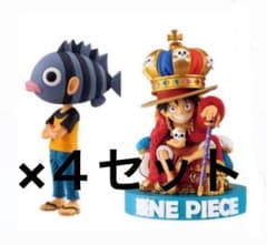 ONE PIECE BASE SHOP ワーコレ 尾田栄一郎 ルフィ 4セット