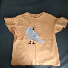 【GU】小鳥 スパンコール Tシャツのサムネイル