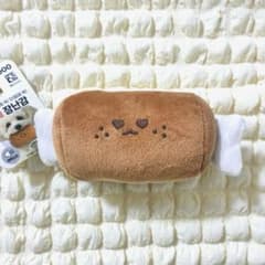 韓国購入 犬用おもちゃ ♡の目の骨付きお肉型ぬいぐるみトイ 音が鳴る 小型犬向けのサムネイル