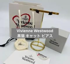 5r63 Vivienne Westwood 黒猫 キャット ピアス - メルカリ