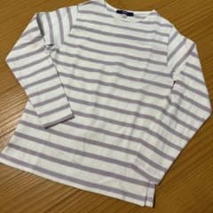 OMNES ボーダー長袖カットソー 130のサムネイル