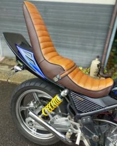 値下価格】ゼファー400 三段シート ブラウン ツートン色 前期 - メルカリ